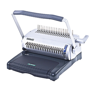 千页百汇S100手动梳式胶圈夹条装订机办公21孔打孔机包邮