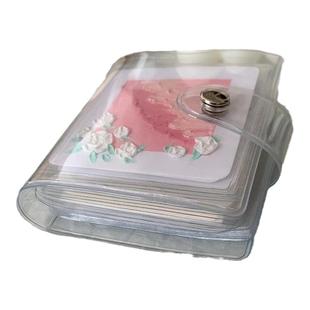 油画棒作品画收纳册可装10*10cm油画棒小画册6*6cm方形迷你收纳册