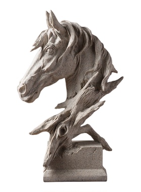 马年家居软装复古马摆件马到成功