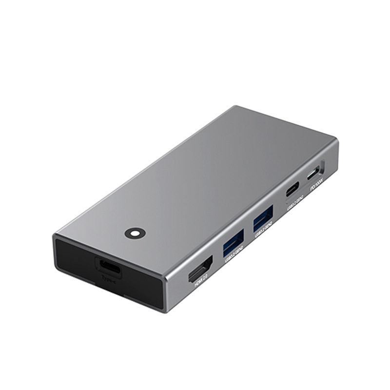 4K高清扩展坞M2移动硬盘盒USB3.2读取双协议固态硬盘手机电脑读卡