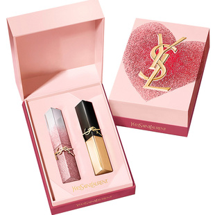 【礼物】YSL圣罗兰粉星辰限定口红套装礼盒 唇膏化妆品彩妆生日女
