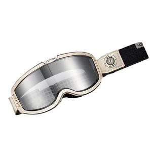 vozapow摩托车风镜复古公路越野摩托车防雾尘近视变色骑行护目镜