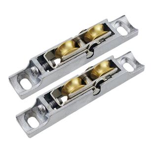 88型厚重塑钢门滑轮子窗户凹轮槽H80型推拉玻璃断桥铝滚轮迪福德