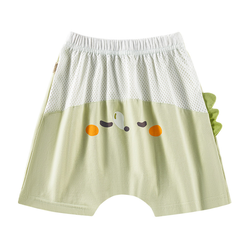 欧孕婴儿大屁屁裤夏季薄款宝宝裤子儿童短裤网眼透气纯棉pp裤子