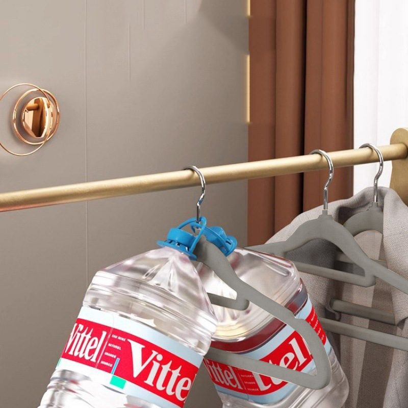 【质价甄选】植多功能架实用10晾衣架耐用灰色支绒衣收纳衣柜