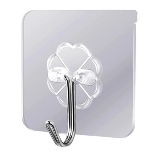 挂钩家用加厚无痕粘胶多功能收纳配件厨房浴室门后专用防尘挂钩