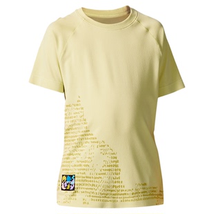 UTO悠途儿童运动速干短袖男女童T恤夏季户外徒步爬山排汗透气上衣