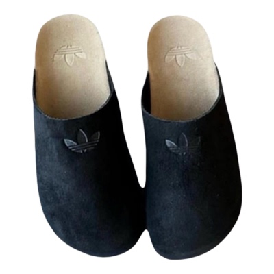 阿迪达斯男女款时尚舒适一脚蹬勃肯拖鞋运动休闲半拖穆勒鞋JS0705