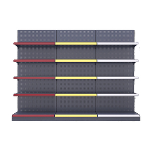 超市货架商店展示架小卖部商超便利店单双面清仓多层置物架