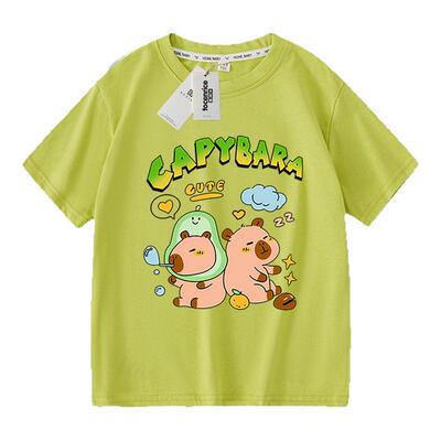 新款男女小中大童capybar