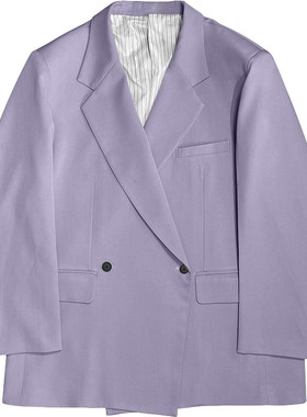 宽松西装外套ins潮高级感西服痞