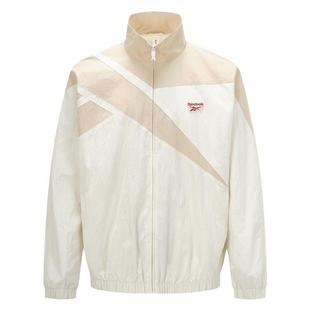 Reebok锐步官方26新品男女LOGO复古拼色梭织运动夹克外套
