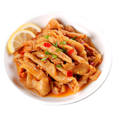 益旺柠檬酸辣网红美食无骨鸡爪