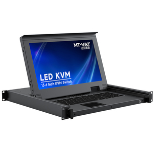 迈拓维矩 KVM切换器16进1出HDMI切屏器15.6英寸LED屏 键鼠一体机柜机房服务器管理机架式 MT-1516HL