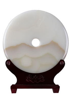 平安扣大号别墅客厅高端礼品天然