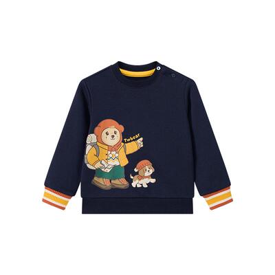 TeenieWeenieKids印花加绒卫衣