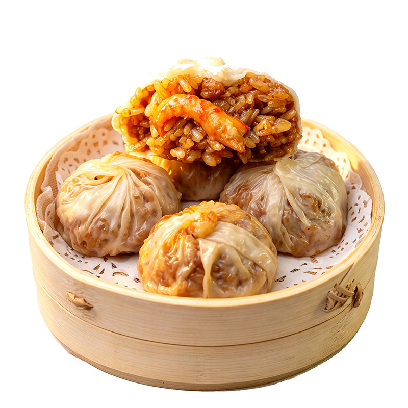 【顺丰包邮】湘晨手工纸皮烧麦糯米烧卖冷冻速食半成品家庭早餐