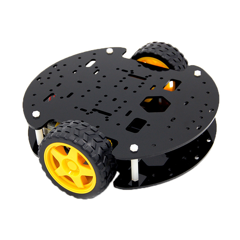 智能小车底盘套件 循迹避障机器人底盘  适用于arduino