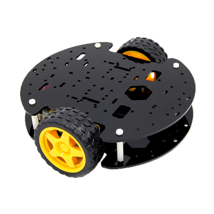 智能小车底盘套件 循迹避障机器人底盘  适用于arduino