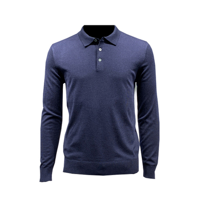 美丽诺羊毛冬季新品男士翻领针织