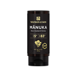 沃森父子麦卢卡蜂蜜挤压瓶UMF5+10+340gSKP商场同款纯正天然便携