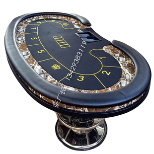 工厂直供新款筹码德州扑克桌台子棋牌室会所专用桌可定制尺寸颜色