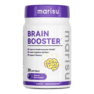 MARISU澳洲进口氨基丁酸舒缓脑部加班熬夜茶氨酸营养专注学习30粒