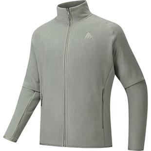 安踏大地之壳火壳3.0丨抓绒衣男士摇粒绒外套立领运动上衣