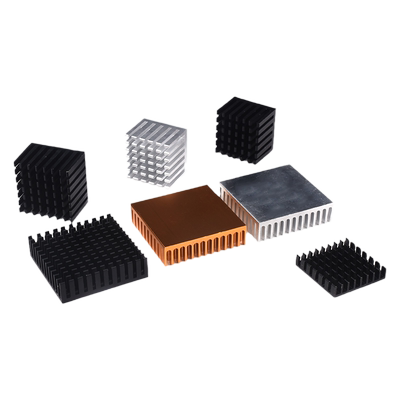 散热片路由CPU散热器黑金银铝片