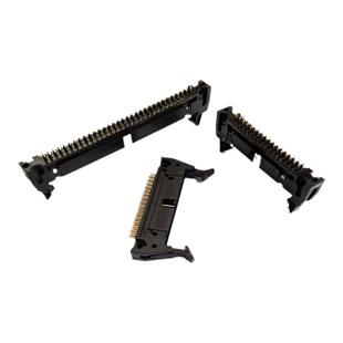 牛角插针2.54mm间距卡钩牛角座DC2-10PIN-64PIN大牛角插针