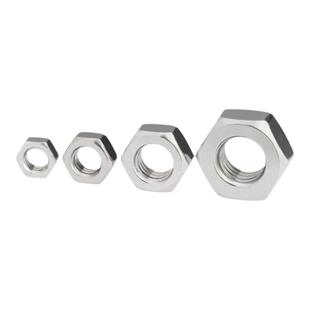 M1M1.2M2M3M3.5M4M5M6M8M10M12M64不锈钢304六角螺母 螺帽 螺丝帽