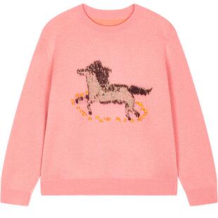 新款江南布衣童装长袖绒感毛衫25秋男女童jnbybyjnby1P9311960