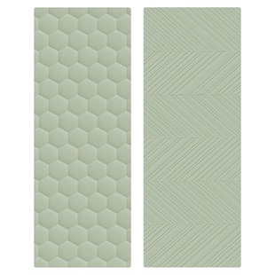 糖果釉绿色鱼骨蜂窝六角仿古卫生间瓷砖 厨房浴室洗手间阳台墙砖