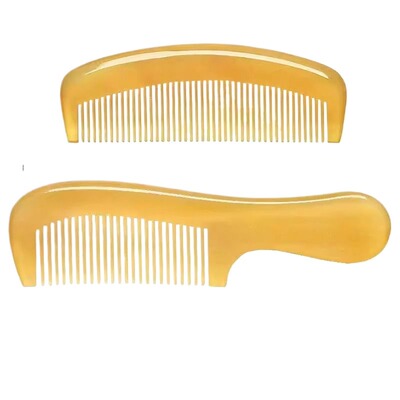 天然牛角按摩梳子男女士家专用防静电便携小随身儿童不伤头发密齿