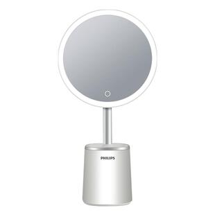 飞利浦悦己化妆镜Led带灯桌面台式化妆家用宿舍便携梳妆台美妆镜