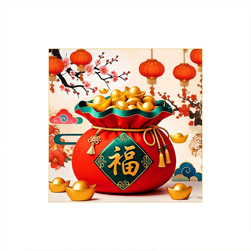 蒙娜丽莎简约现代客厅卧室满绣