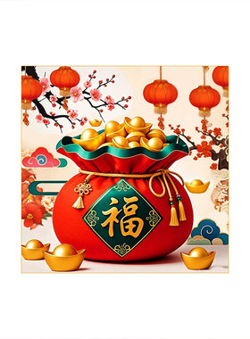 蒙娜丽莎简约现代客厅卧室满绣