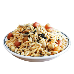 浏阳炒米1瓶湖南特产杂粮糯米原味桶装泰国风味零食炒货咸甜炒米