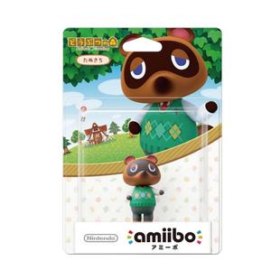 任天堂switch amiibo动森正版手办 NS动物之森 小熊狸克 豆狸和粒狸 丽莎 凯索 KK