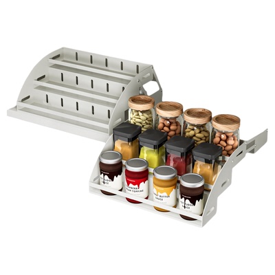 厨房吊柜升降拉篮橱柜下拉调料架