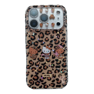 ins风甜酷可爱HelloKitty全包镜头膜适用苹果17PRO手机壳挂链iPhone16ProMax新款15pro女款小众13硅胶14防摔