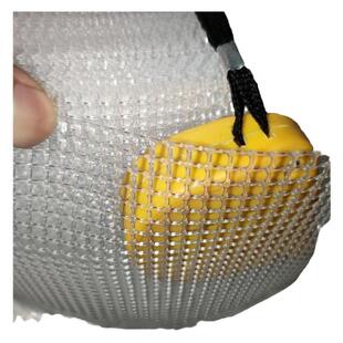 透明白0.4小孔塑料方格网片一体网教学实验材料网格垫片PP网密目