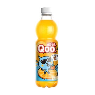 【可口可乐】美汁源Qoo酷儿450ml 橙味果汁饮料 批发价整箱包邮