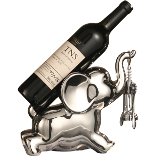 轻奢高档象酒托红酒架摆件家居客厅酒柜餐边柜装饰品乔迁新居礼物