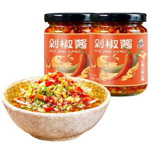 饭扫光剁椒酱辣椒酱鲜椒酱215g四川下饭拌饭酱拌面酱厨房调料配粥