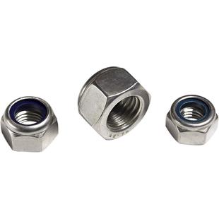 QD304黑色/316尼龙防松/4.8级/8.8级镀锌10.9级镀锌/黄铜锁紧螺母