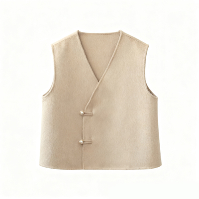 自主打版马甲OKYO手工制作