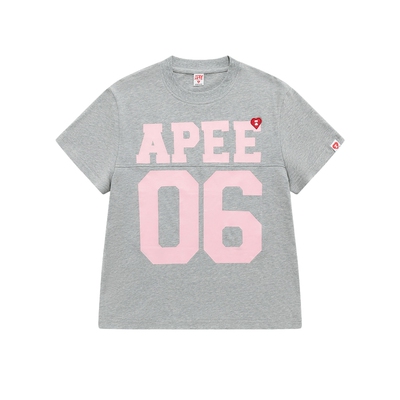 BAPE SS26 APEE by A BATHING APE甜美风印花短袖T恤女款修身短款