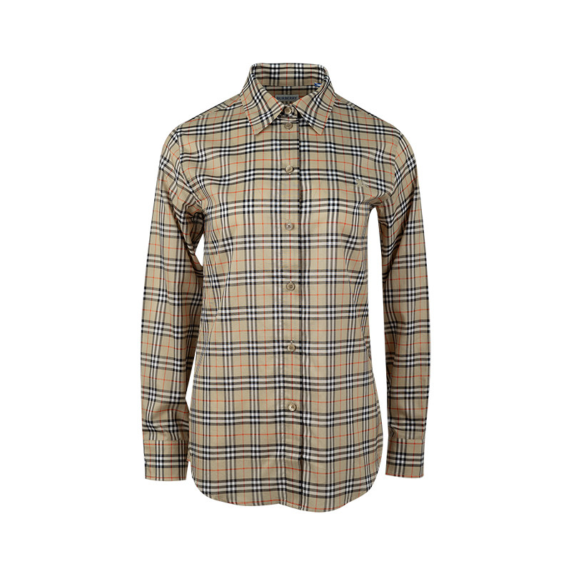 BURBERRY/博柏利棉质长袖衬衫女