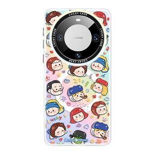 MASFEIL × 名画艺术家联名适用华为Mate80Promax手机壳Pura70磁吸支架mate60/70套女款P60/P40全包防摔新款